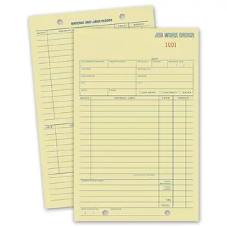 256 - Job Work Order Pads