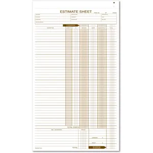237 - Estimate Pads