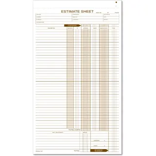 237 - Estimate Pads