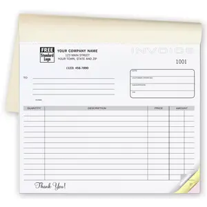 108B - Compact Invoice Books, Horizontal