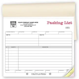 127B - Packing List Books