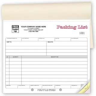 127B - Packing List Books
