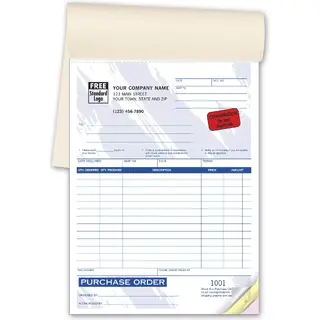 87T - Custom Printed Purchase Order Books