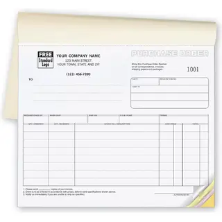 91B - Custom Printed Purchase Order Books