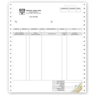 9138 - RealWorld Compatible General Continuous Invoice