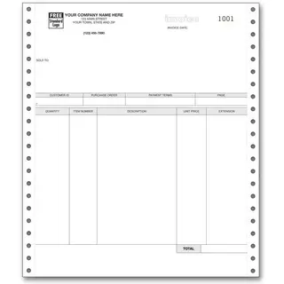 13009 - General Continuous Invoices