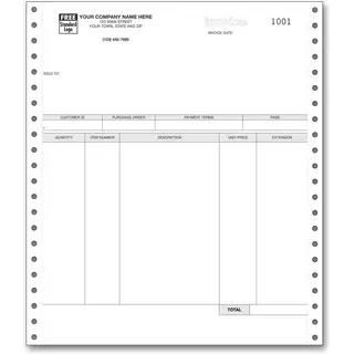 13009 - General Continuous Invoices