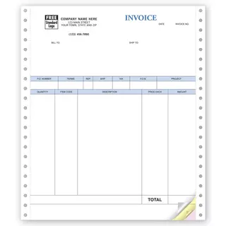 13051 - Continuous QuickBooks® Product Invoices
