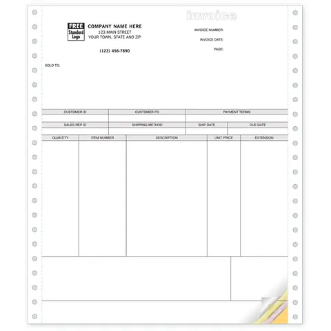 13340 - Continuous Peachtree Product Invoices