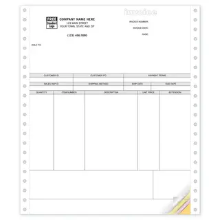 13340 - Continuous Peachtree Product Invoices