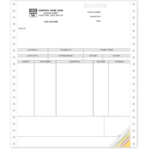 13340 - Continuous Peachtree Product Invoices