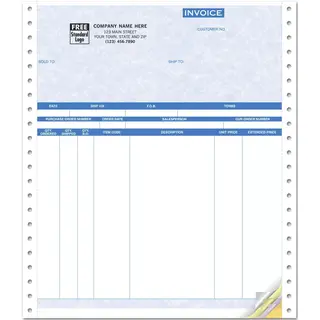 9044G - ACCPAC Continuous Invoices - Parchment Color Background