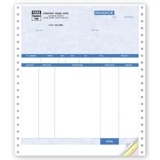 13051G - Continuous QuickBooks® Product Invoices