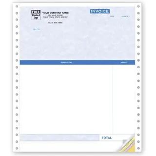 13052G - QuickBooks® Professional Invoices - Continuous Feed