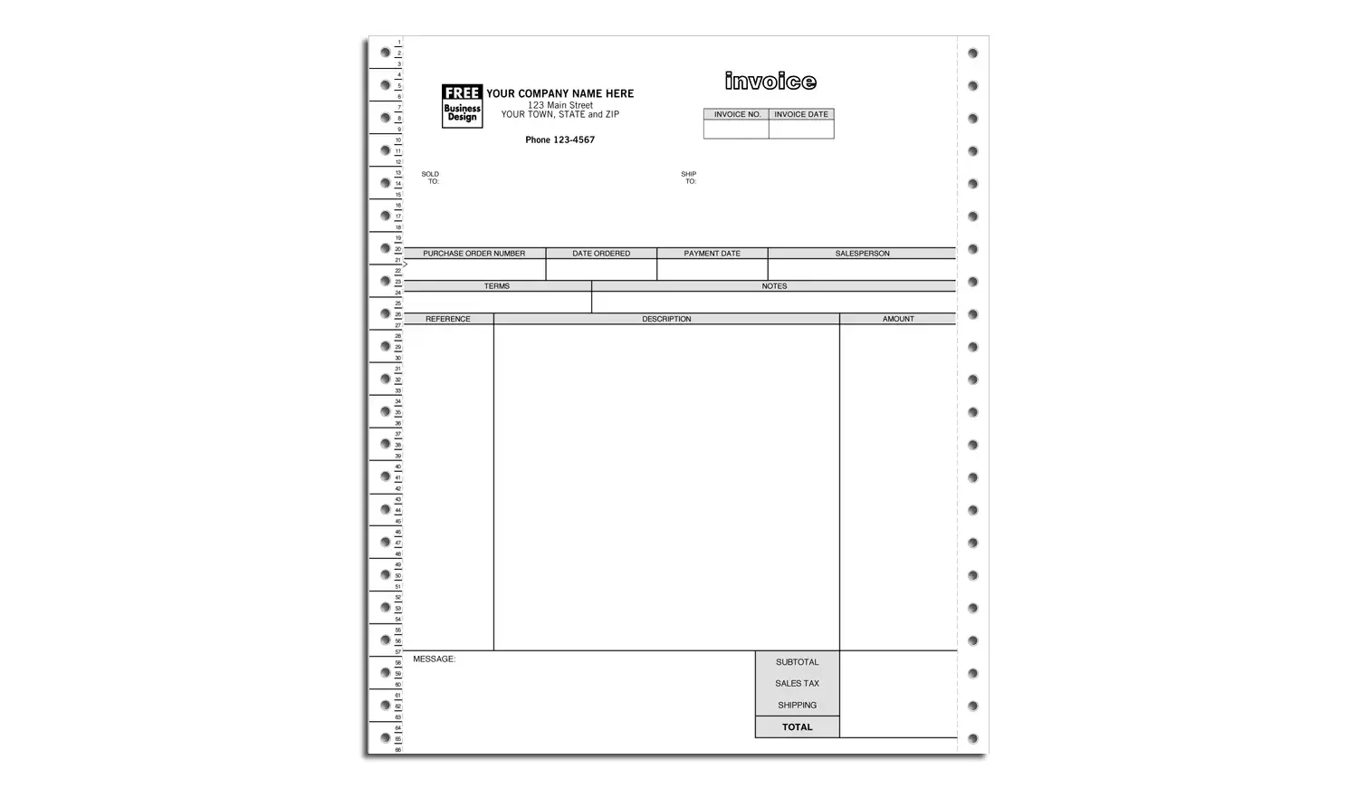 13189 - Continuous Service Invoices for One-Write Plus Software