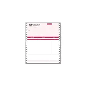 Service Invoice for Peachtree, Parchment Background, for Dot Matrix Printer