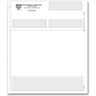 13119 - Continuous Multipurpose Business Forms, Simple Design