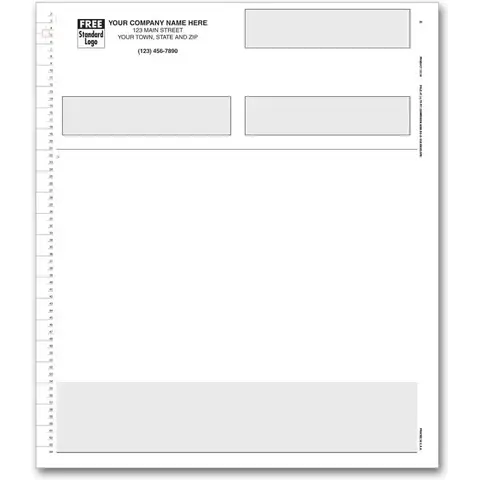 13119 - Continuous Multipurpose Business Forms, Simple Design