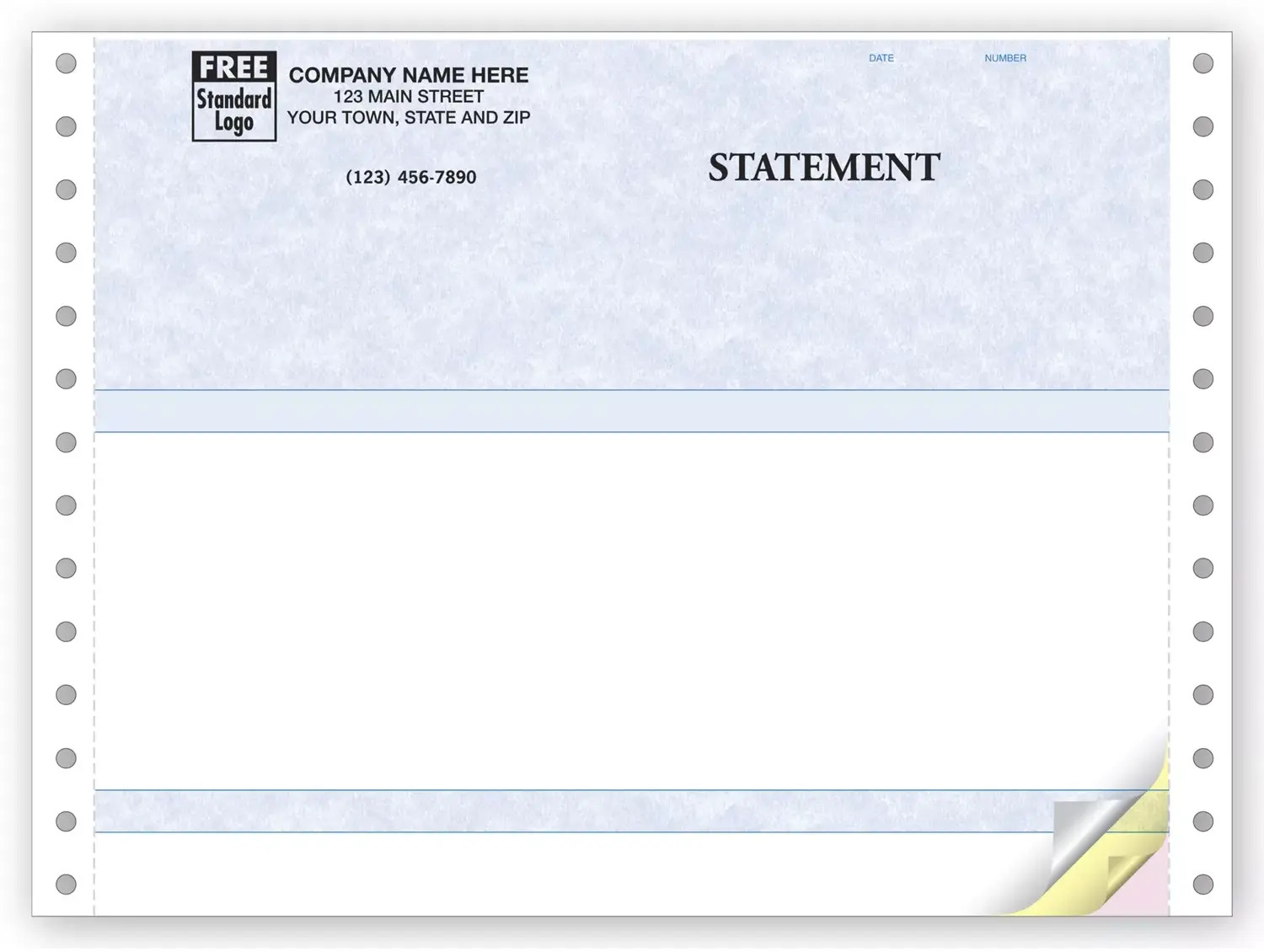 9050G - Concise Continuous Multipurpose Business Forms