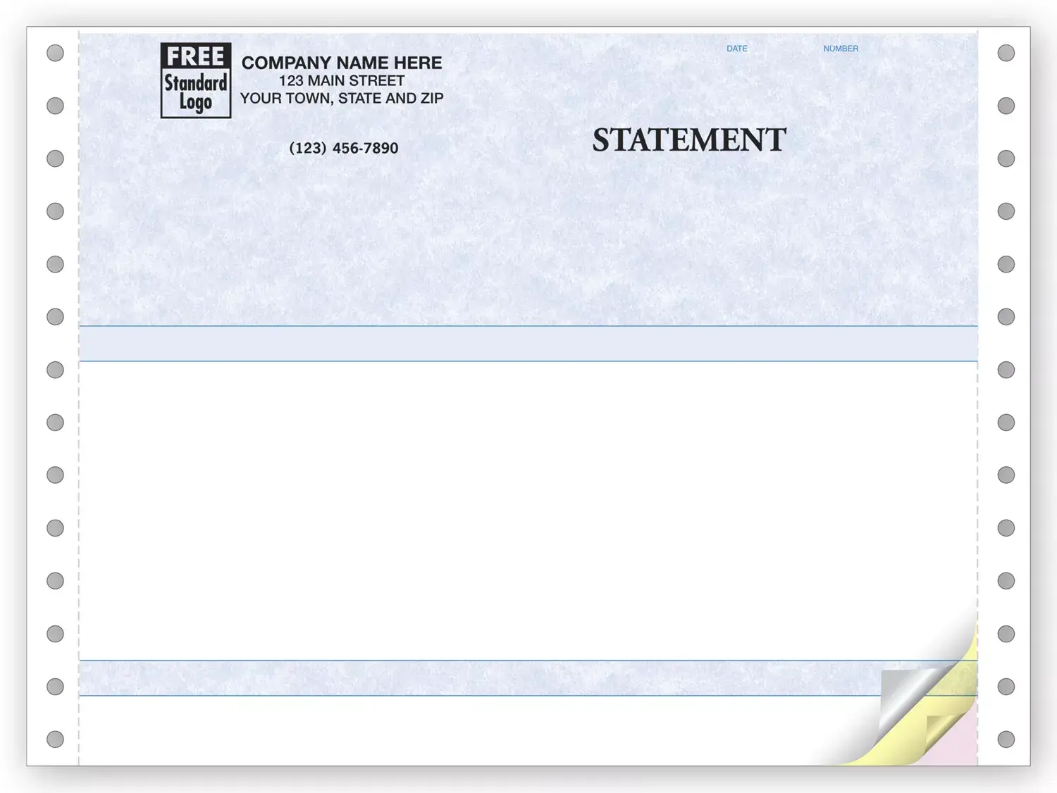 9050G - Concise Continuous Multipurpose Business Forms