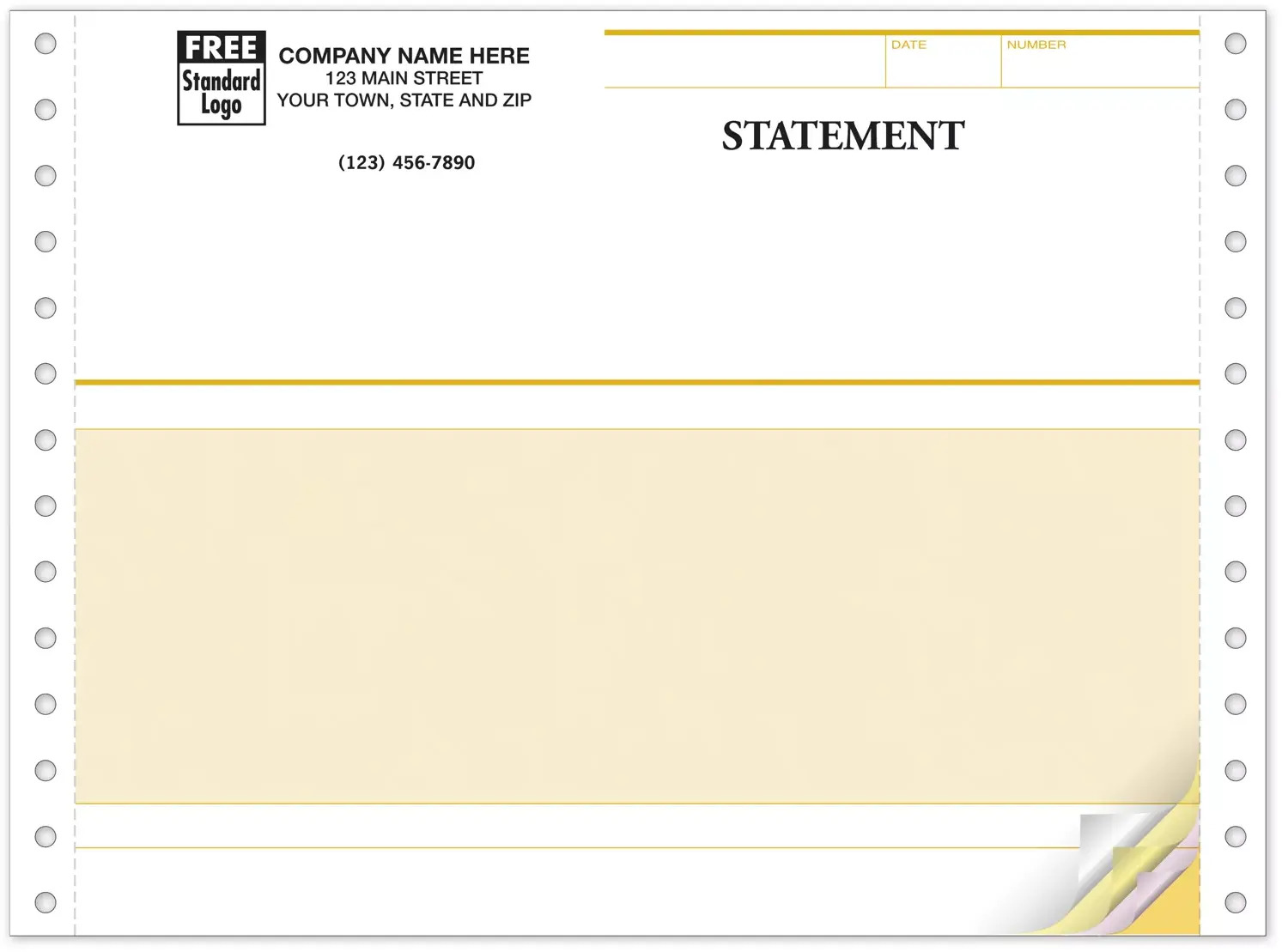 9052 - Continuous Multipurpose Business Forms