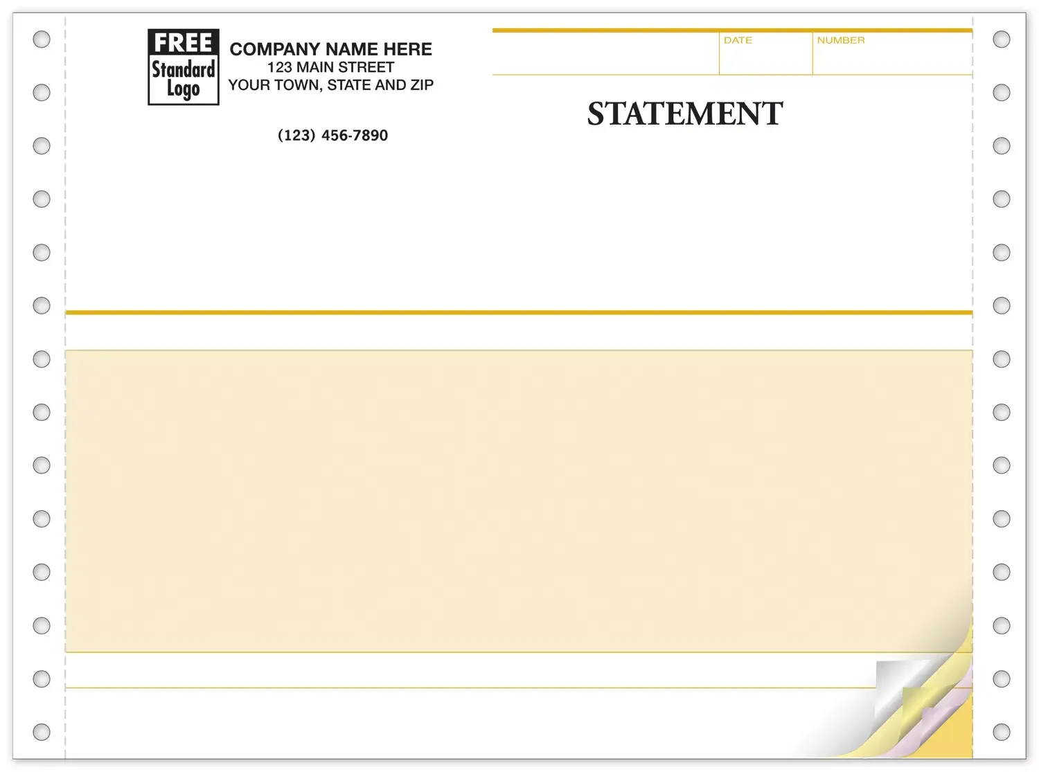 9052 - Continuous Multipurpose Business Forms