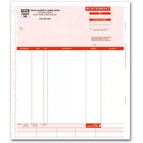 9226G - Continuous Statements for Solomon Software - Parchment Color Background