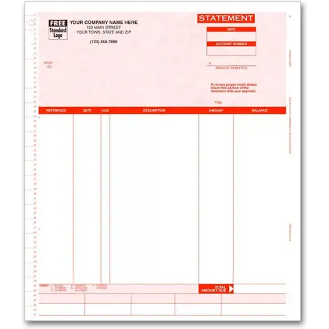 9226G - Continuous Statements for Solomon Software - Parchment Color Background