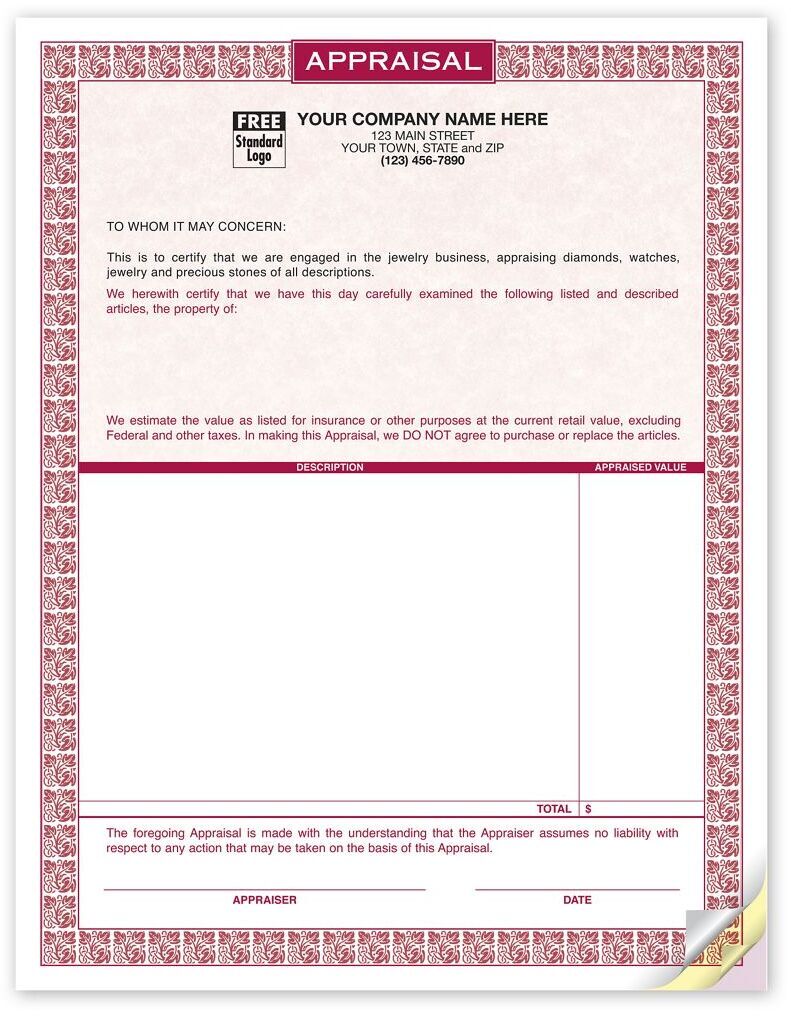 Laser Jewelry Appraisals