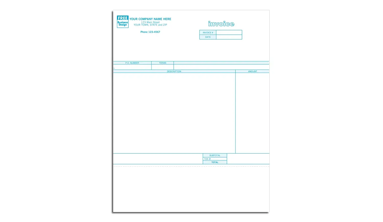 General Computer Invoices - Laser