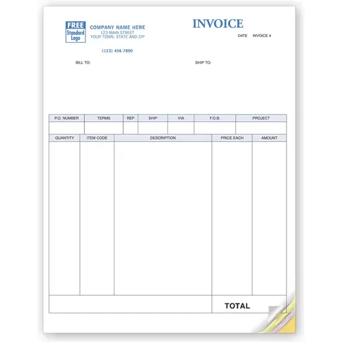 Laser Classic QuickBooks® Product Invoices