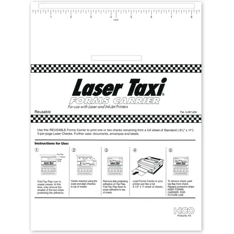  Laser Taxi Sheets