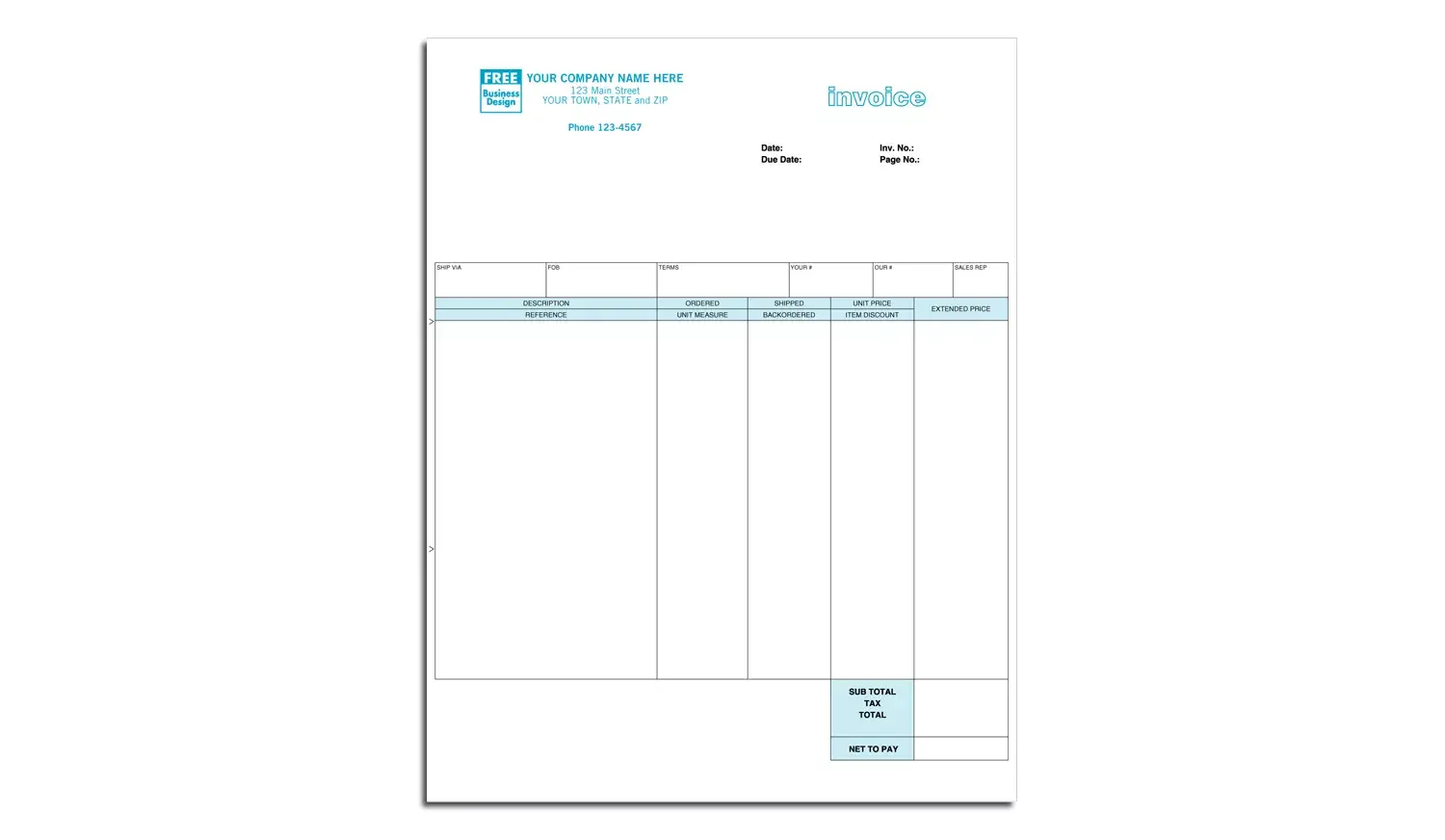 General Laser Invoices for DacEasy