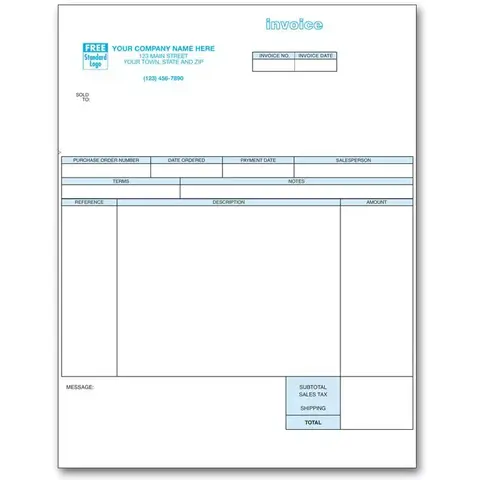Laser Service Invoices Online
