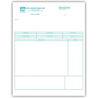 Laser Classic Service Invoices for Sage 50 Software