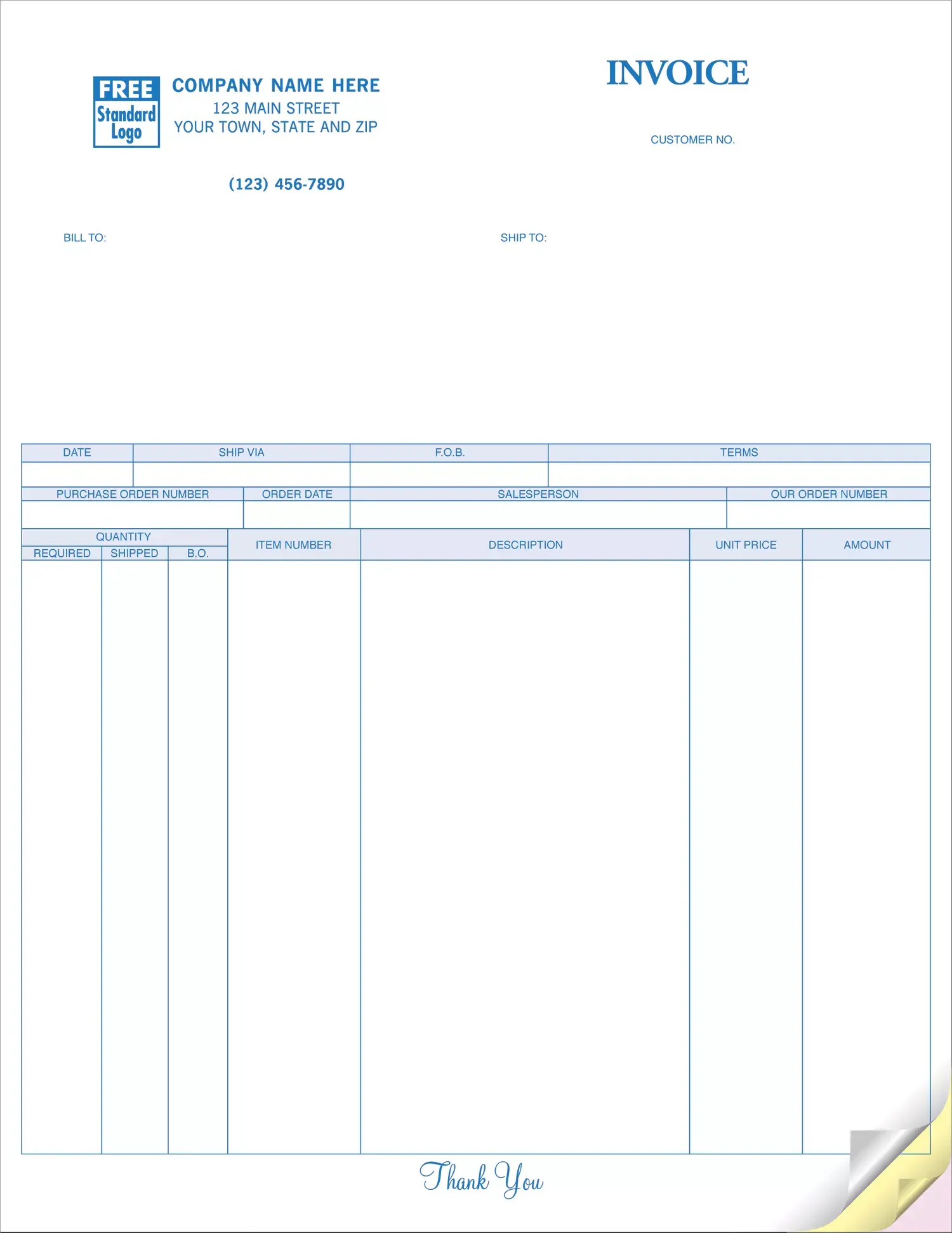 Laser Product Invoices for BusinessWorks Software