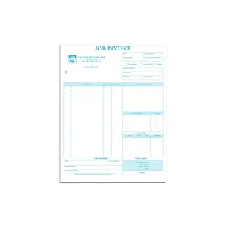 Laser Job Invoices - Professional and Detailed
