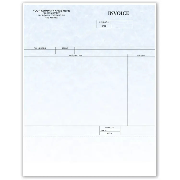 Custom Printed Computer Invoices