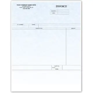 Custom Printed Computer Invoices