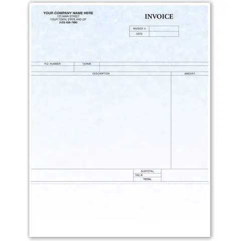 Custom Printed Computer Invoices