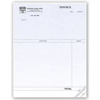 QuickBooks® Professional Laser Invoices