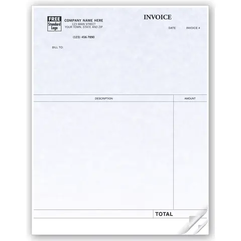 QuickBooks® Professional Laser Invoices