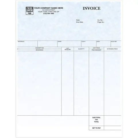 13151G - Laser Service Invoices