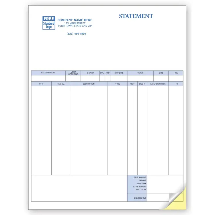 Custom Itemized Business Invoices