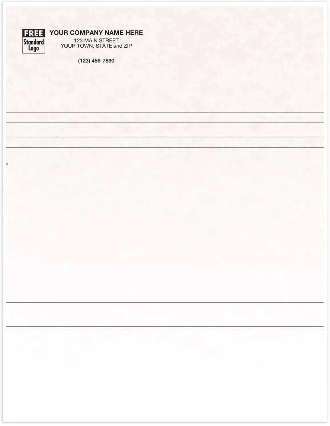 13671G - Lined Computer Business Forms for Office Printers