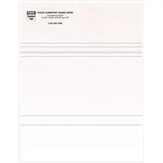 13671G - Lined Computer Business Forms for Office Printers