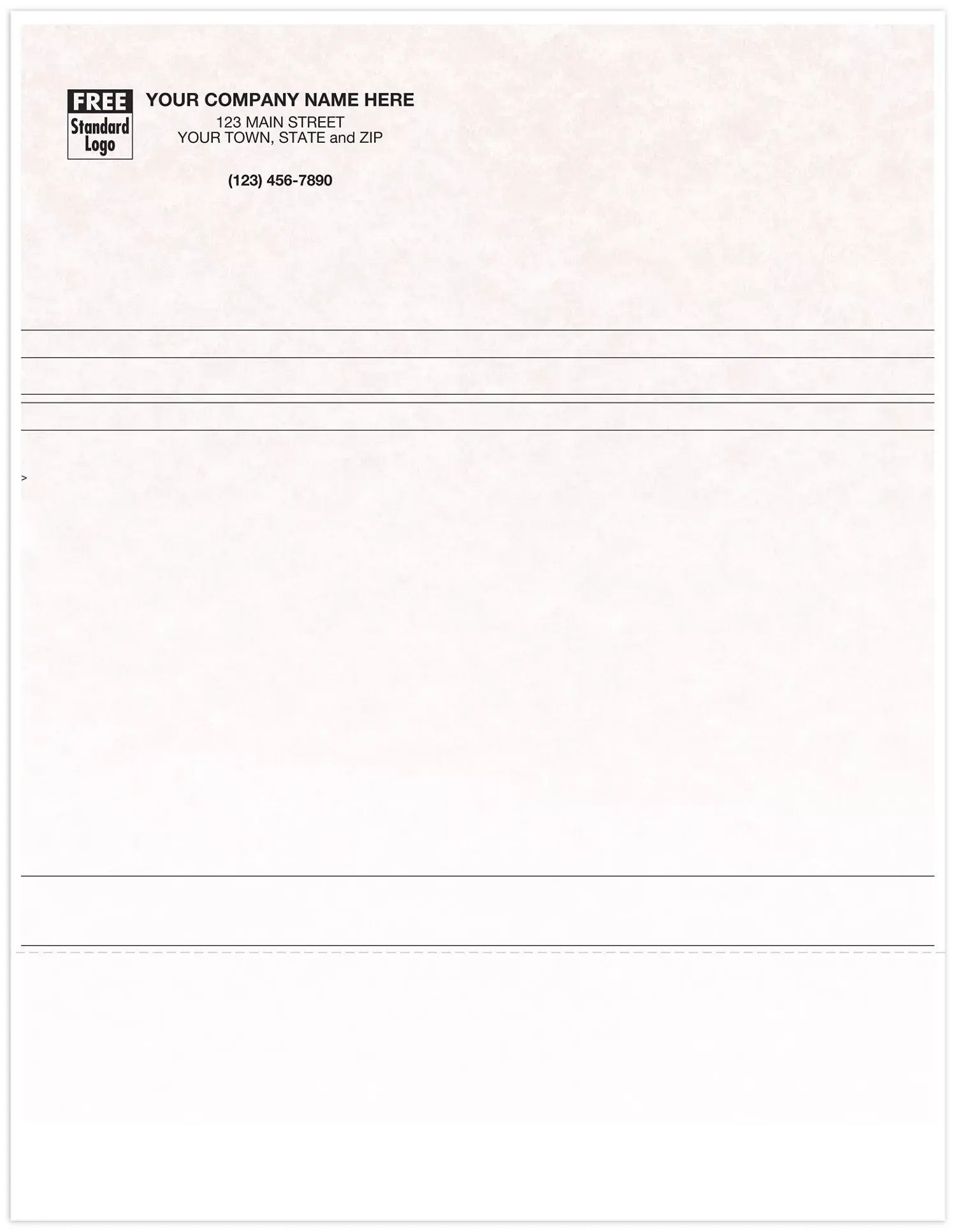 13671G - Lined Computer Business Forms for Office Printers