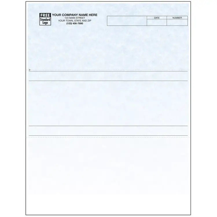 Custom Printed Business Forms with Logo