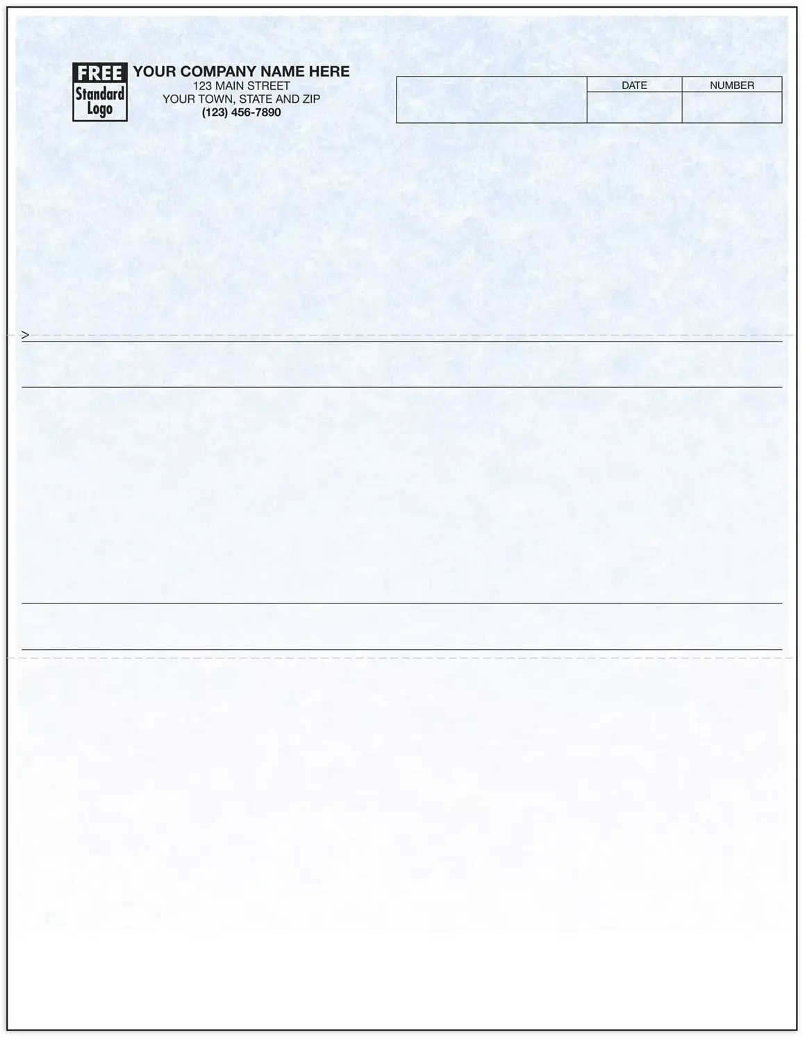 Custom Printed Business Forms with Logo