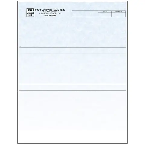 Custom Printed Business Forms with Logo